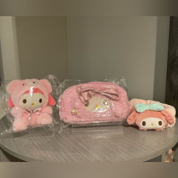 Sanrio Other - My Melody 3 Piece Plushy Bundle